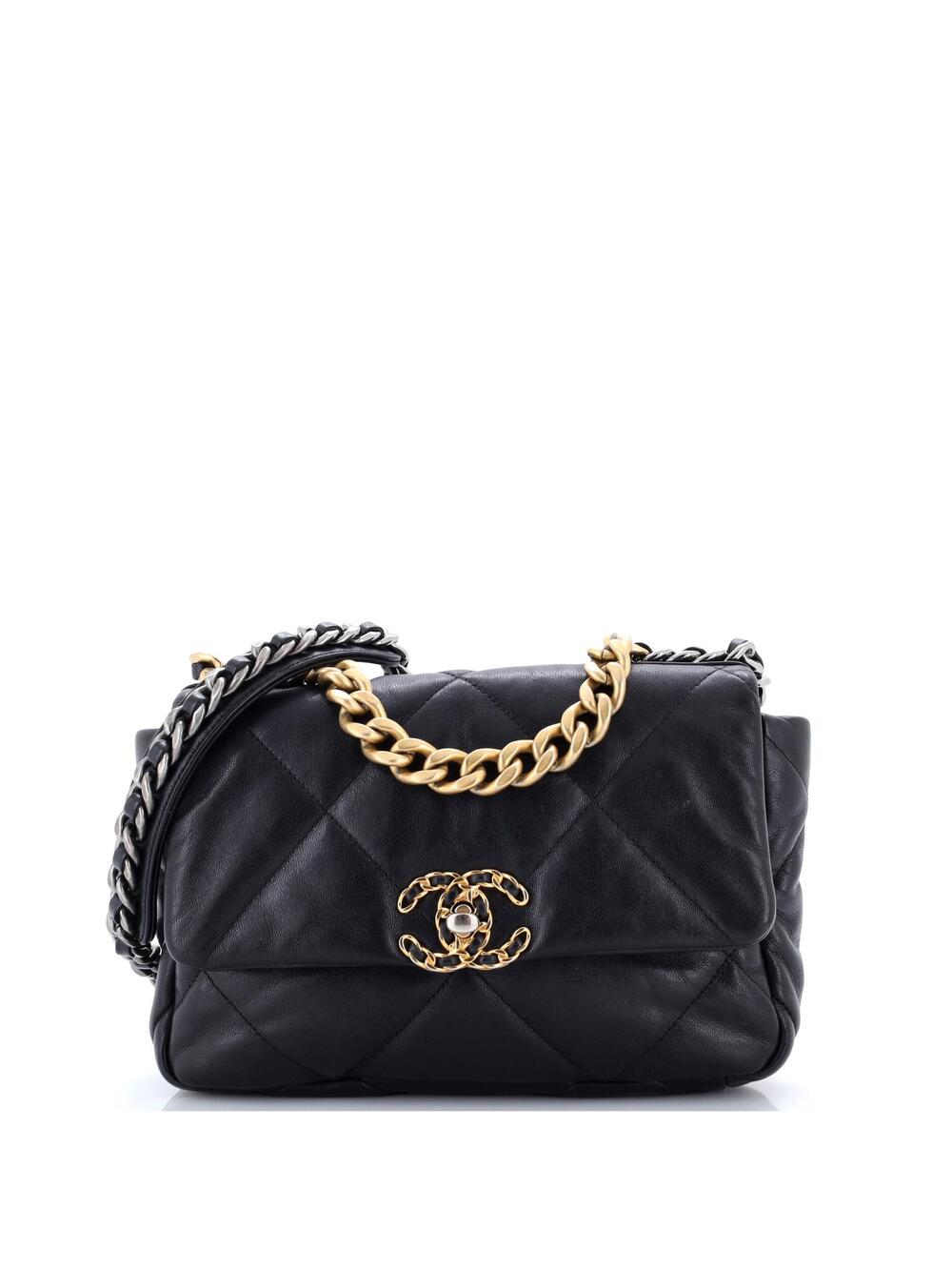Chanel 19 Flap Bag Quilted Stitched #370928C43B